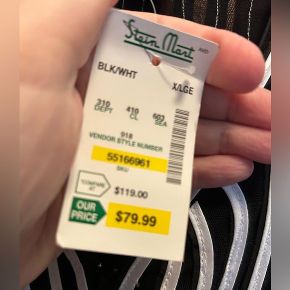 T&W Designs Black & White Blazer Size XL 🆕 - Picture 5 of 6